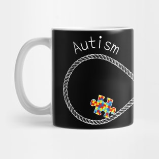 Autism Awareness - Infinity with puzzle piece Mug